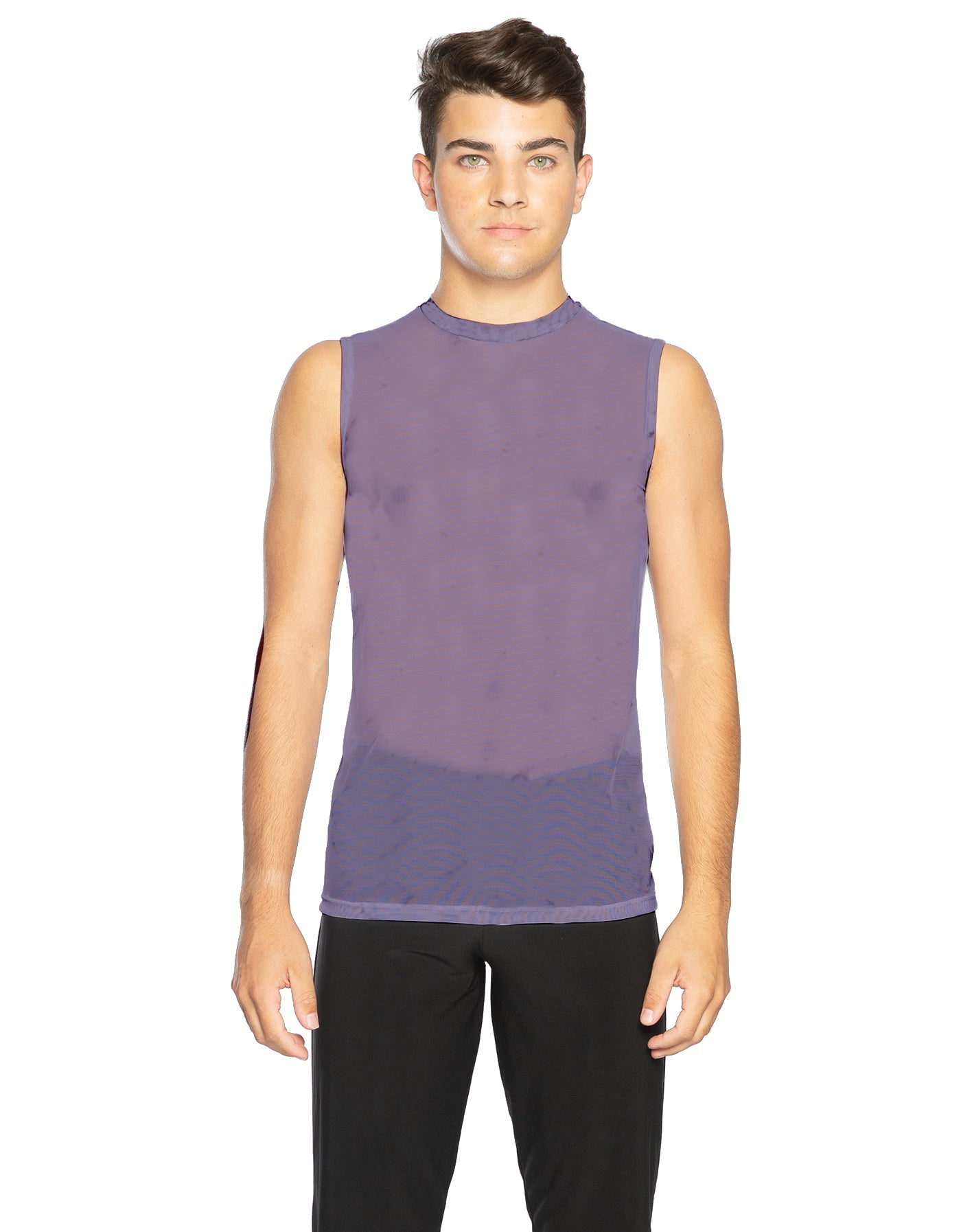 Solid Mesh Boys Tank