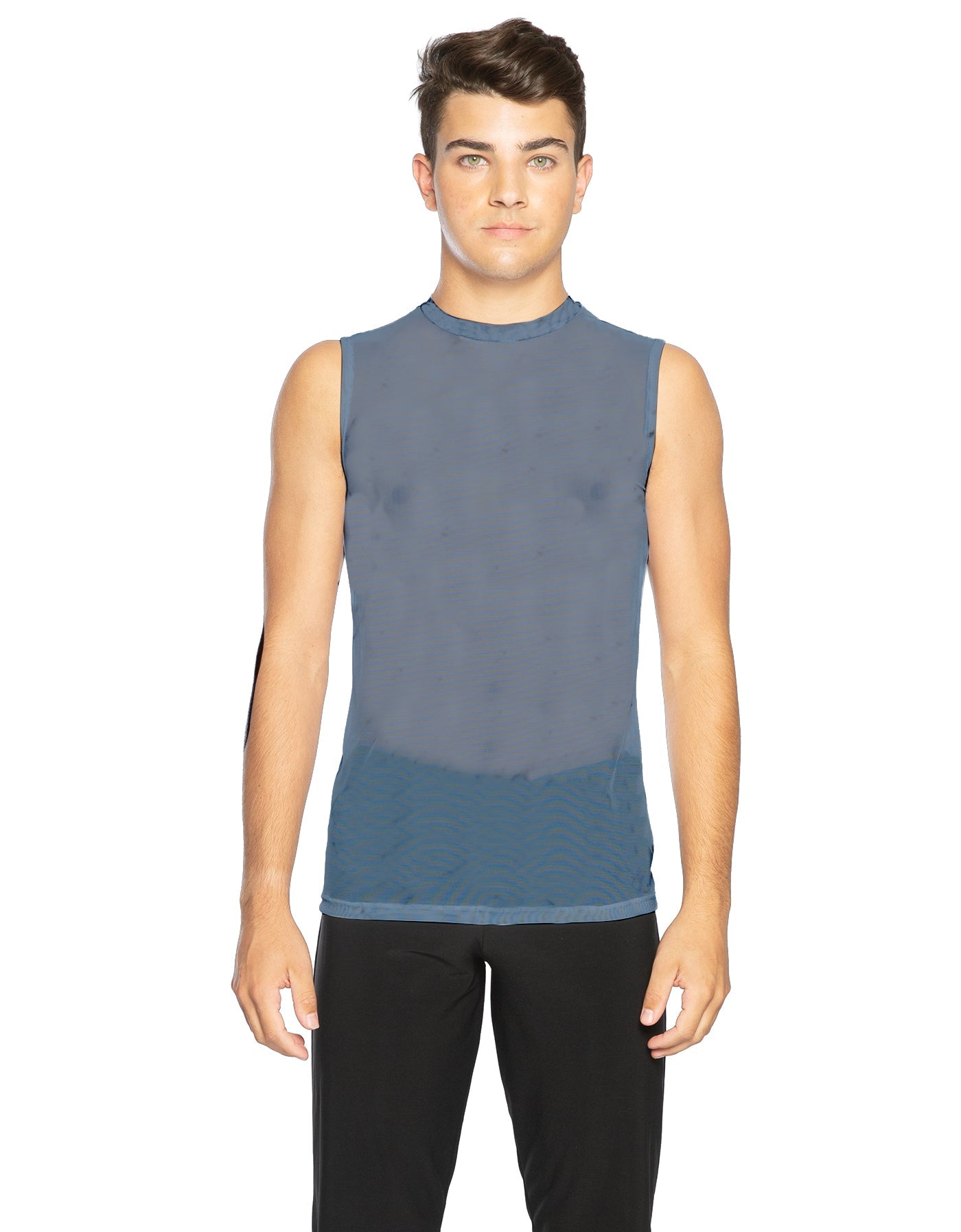 Solid Mesh Boys Tank