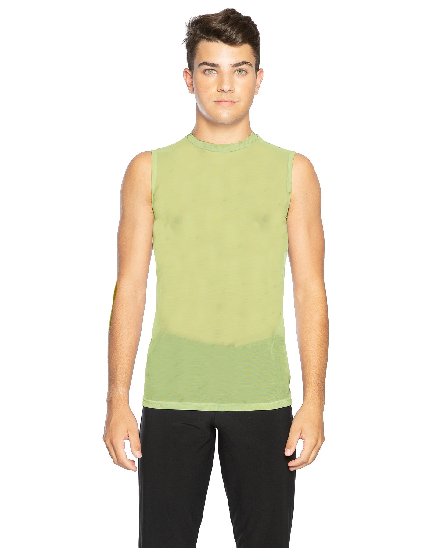 Solid Mesh Boys Tank