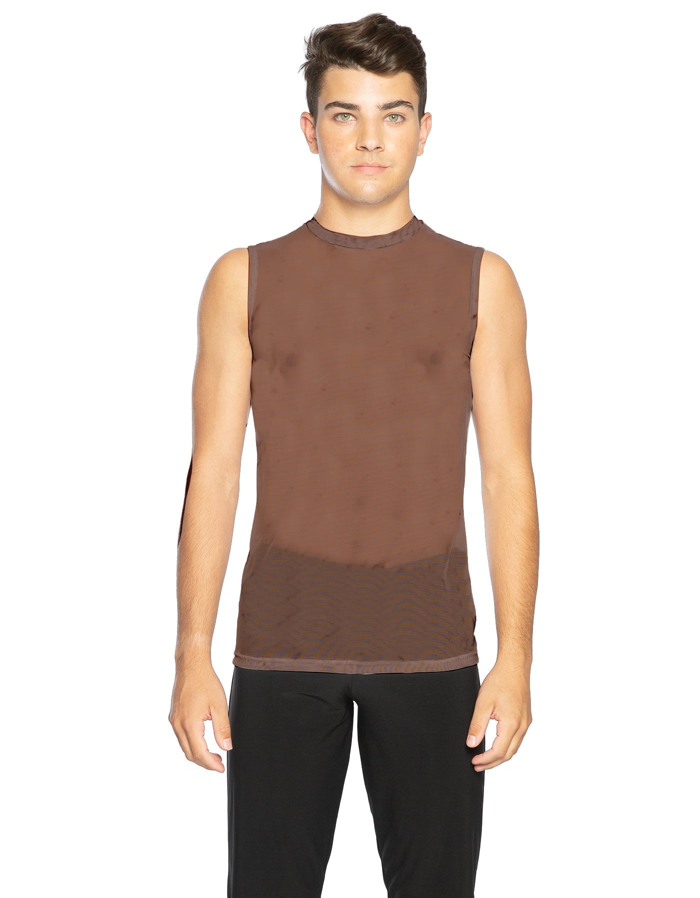 Solid Mesh Boys Tank