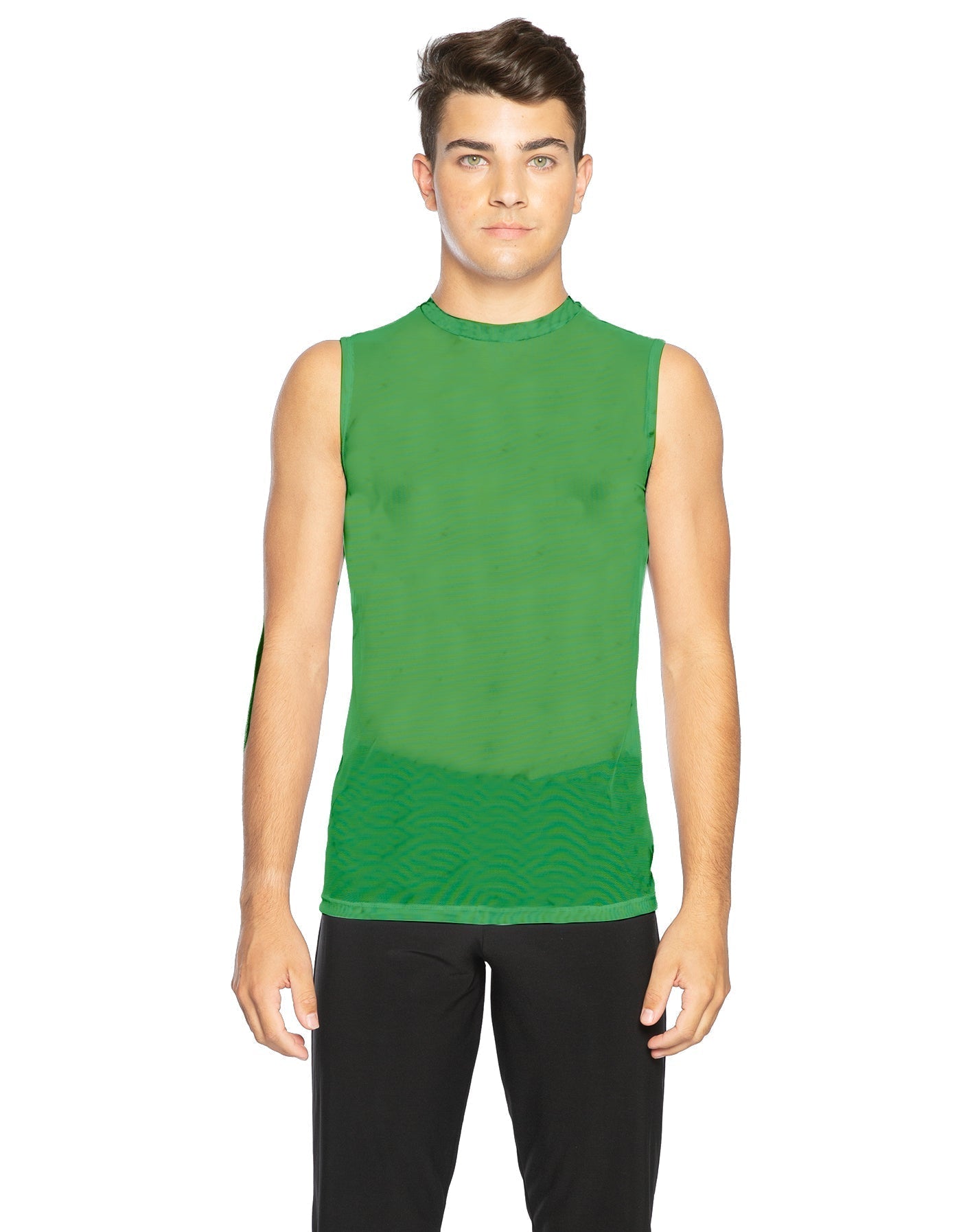 Solid Mesh Boys Tank