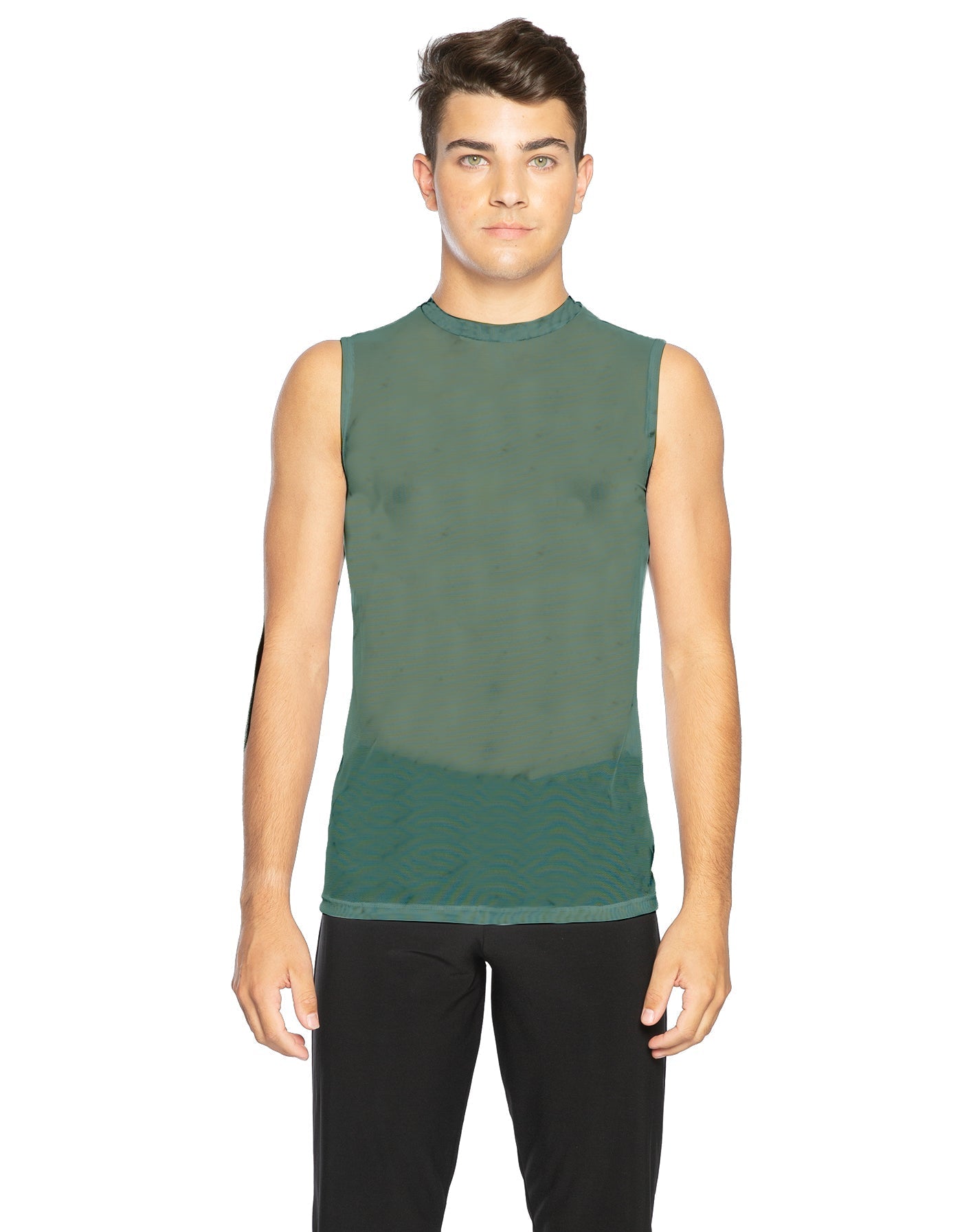 Solid Mesh Boys Tank