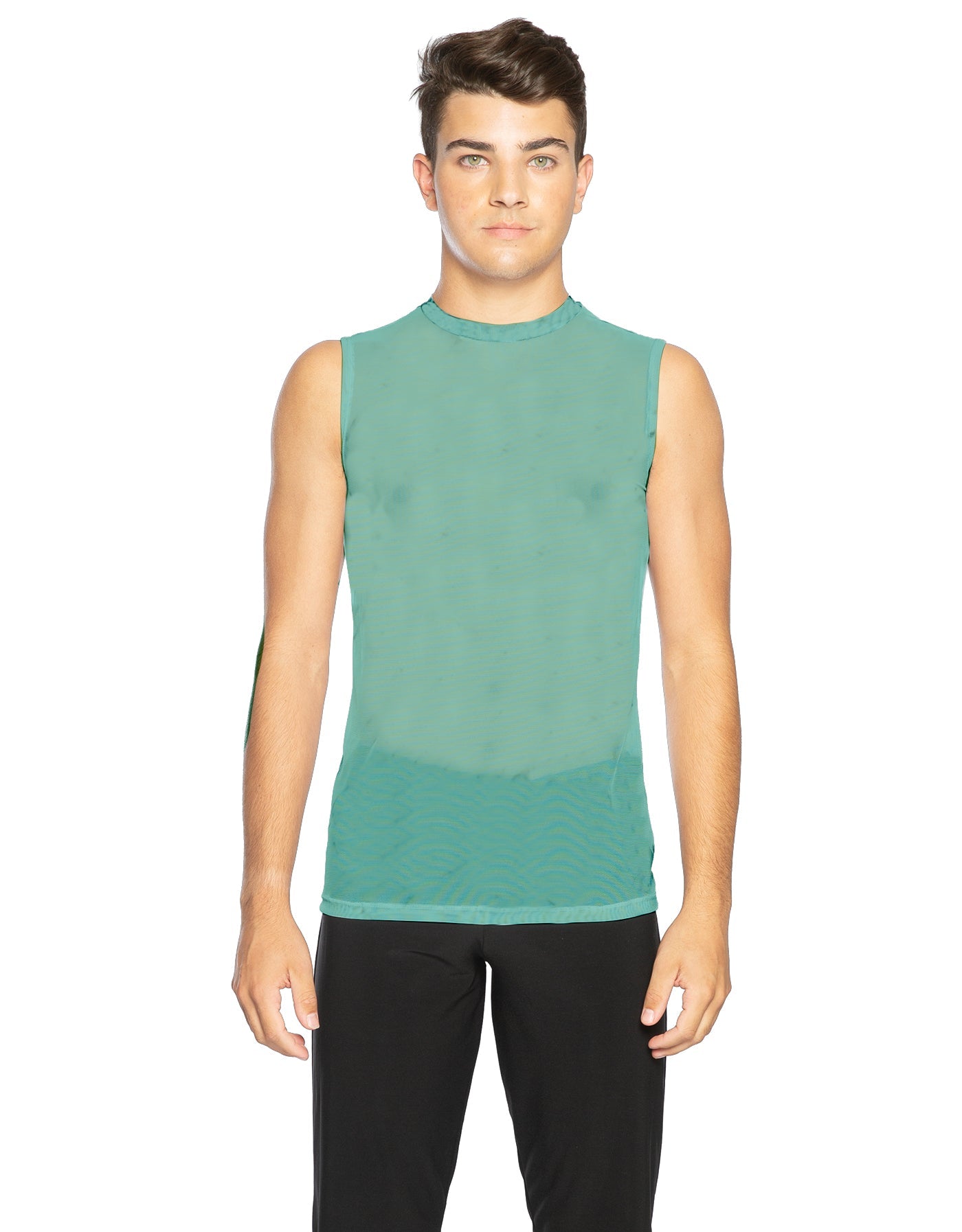 Solid Mesh Boys Tank
