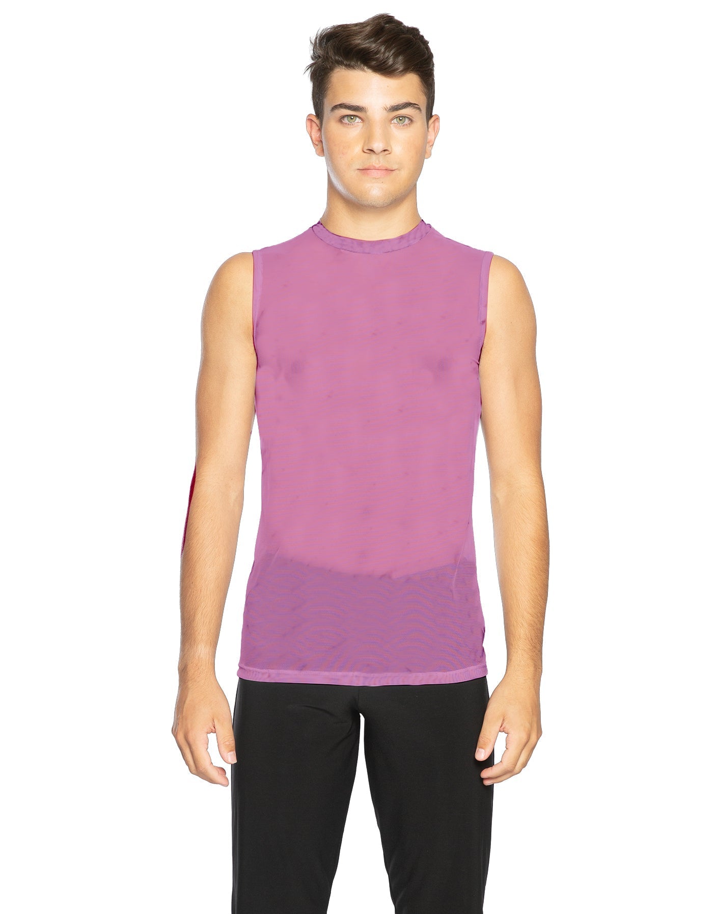 Solid Mesh Boys Tank