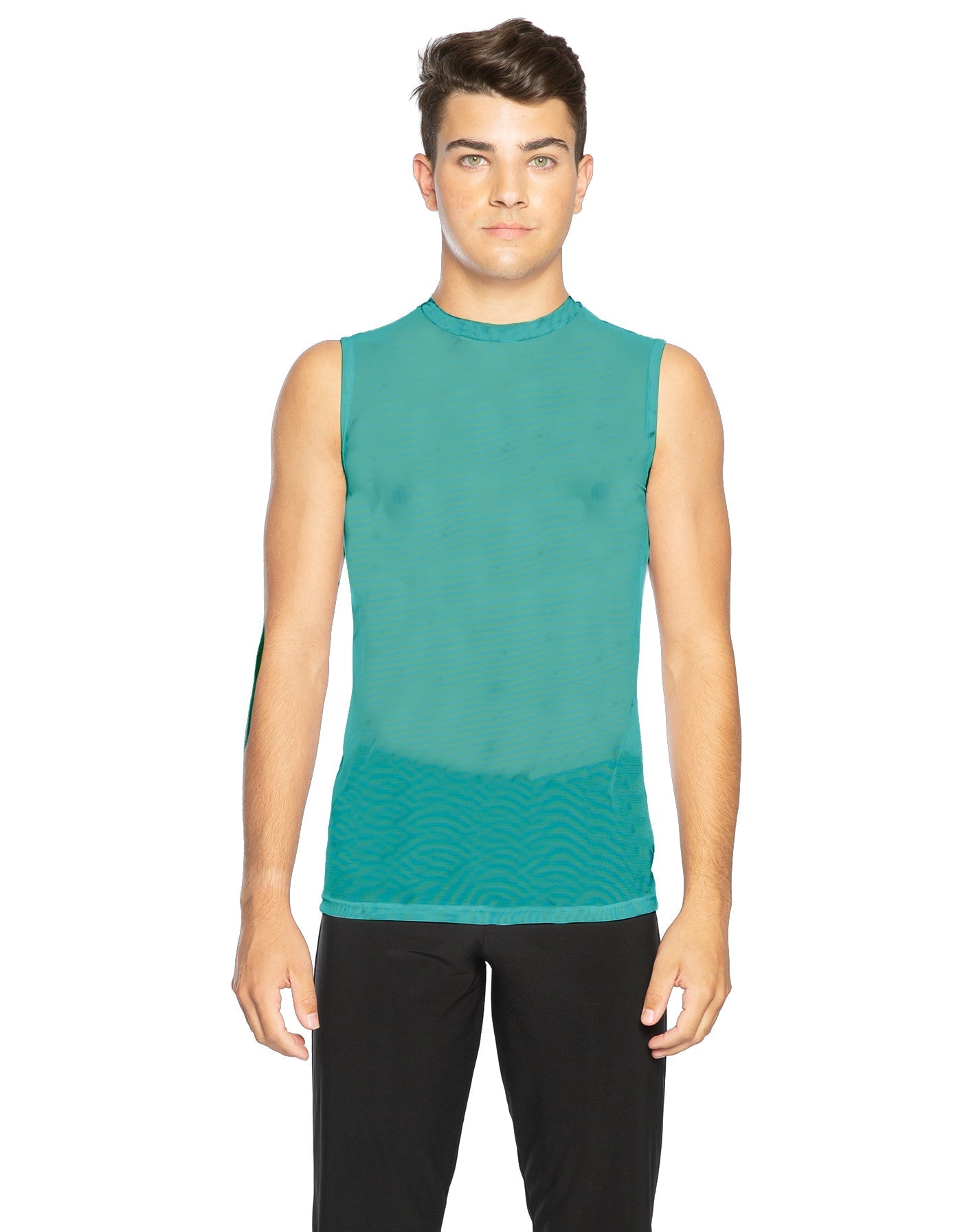Solid Mesh Boys Tank