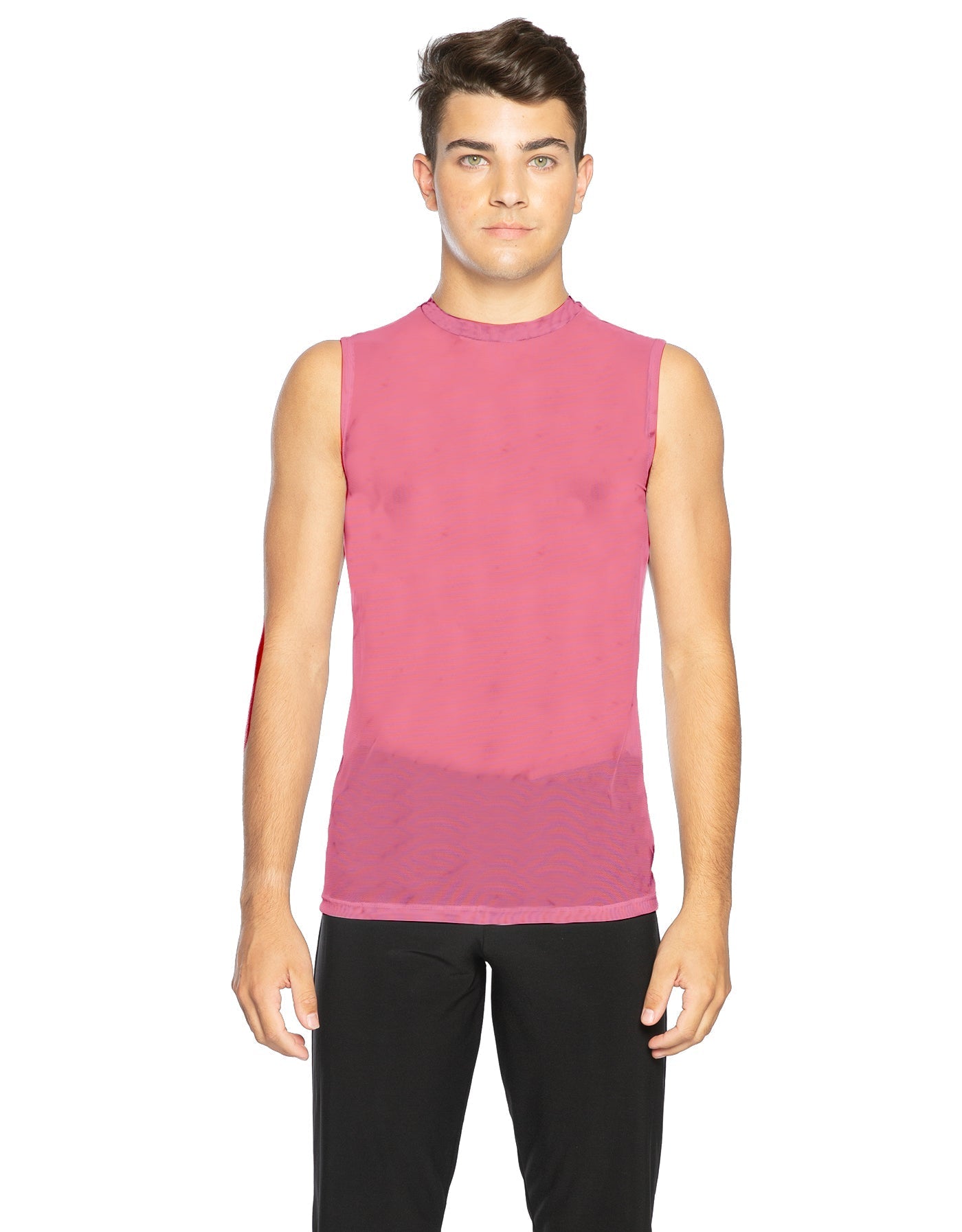Solid Mesh Boys Tank