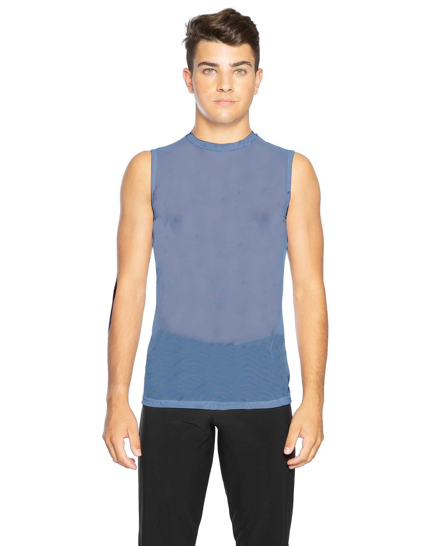Solid Mesh Boys Tank