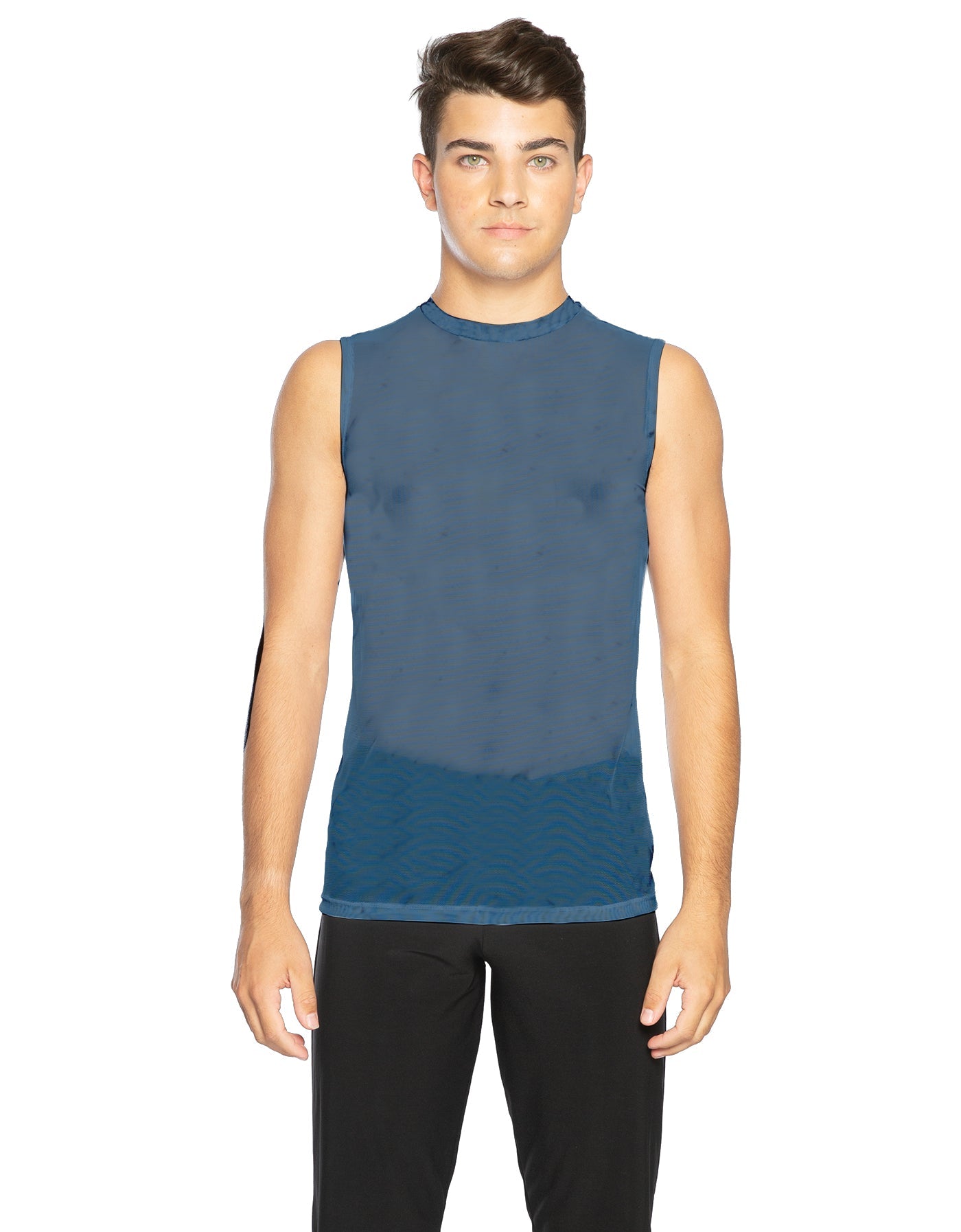 Solid Mesh Boys Tank