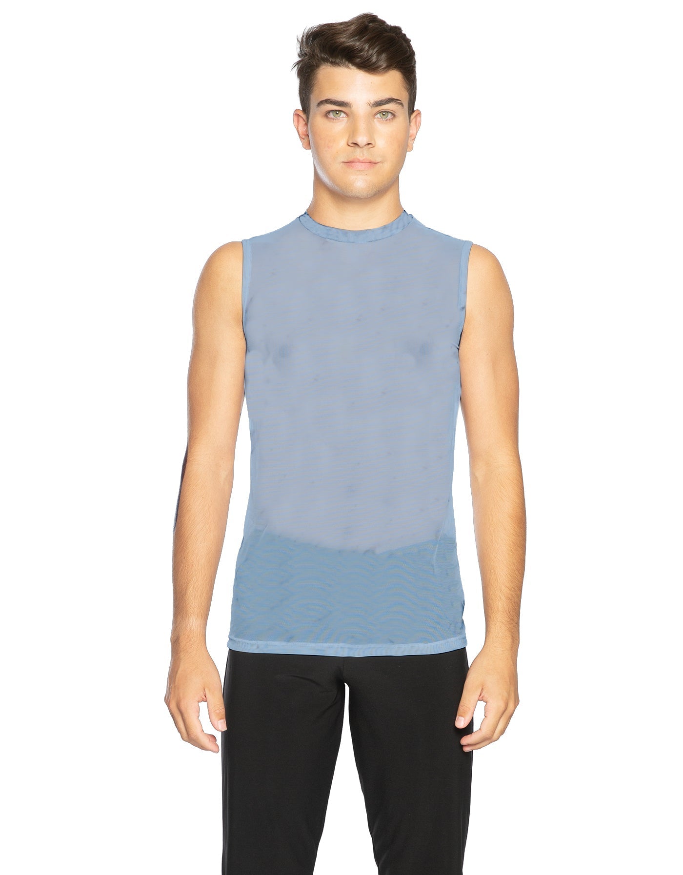 Solid Mesh Boys Tank