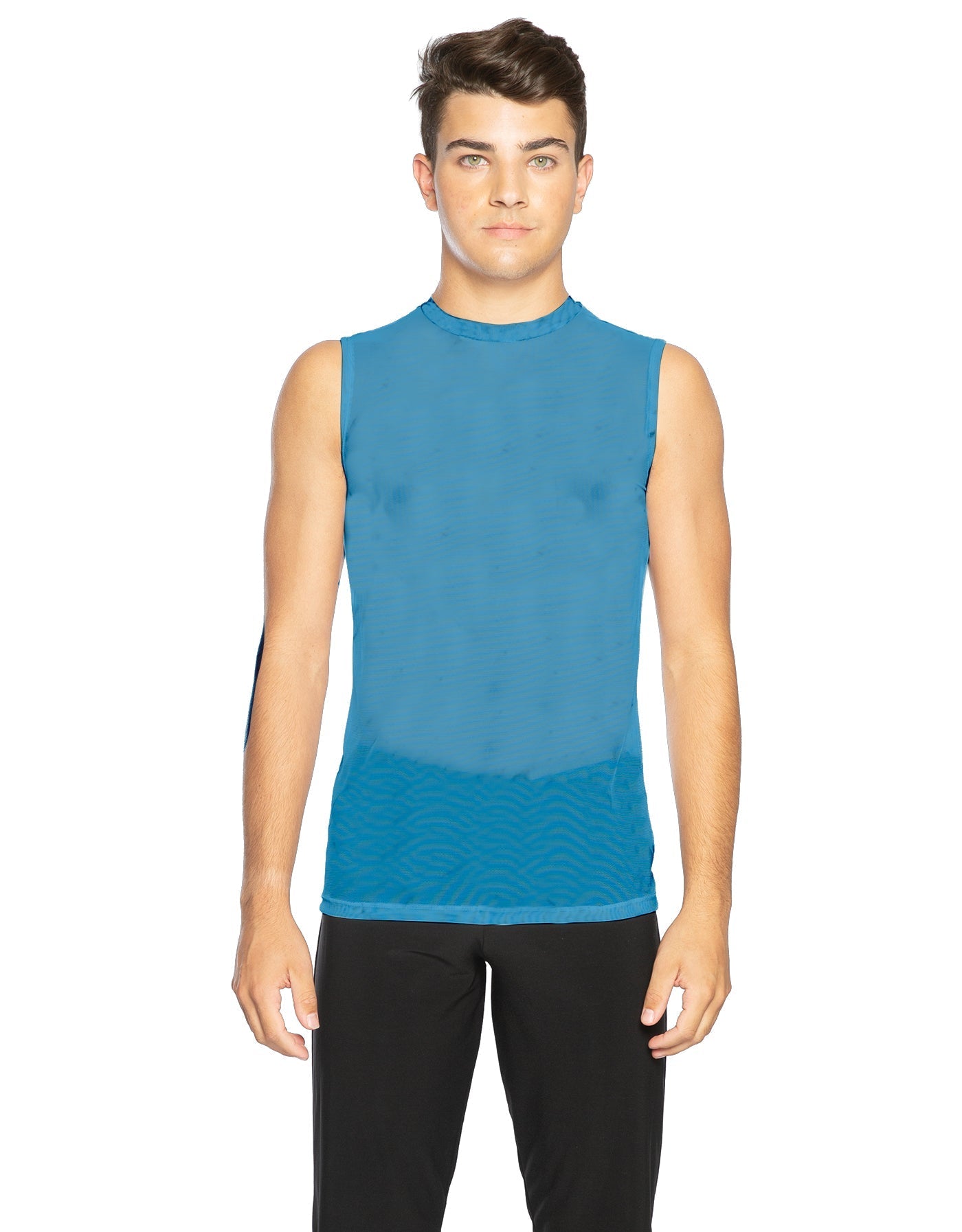 Solid Mesh Boys Tank