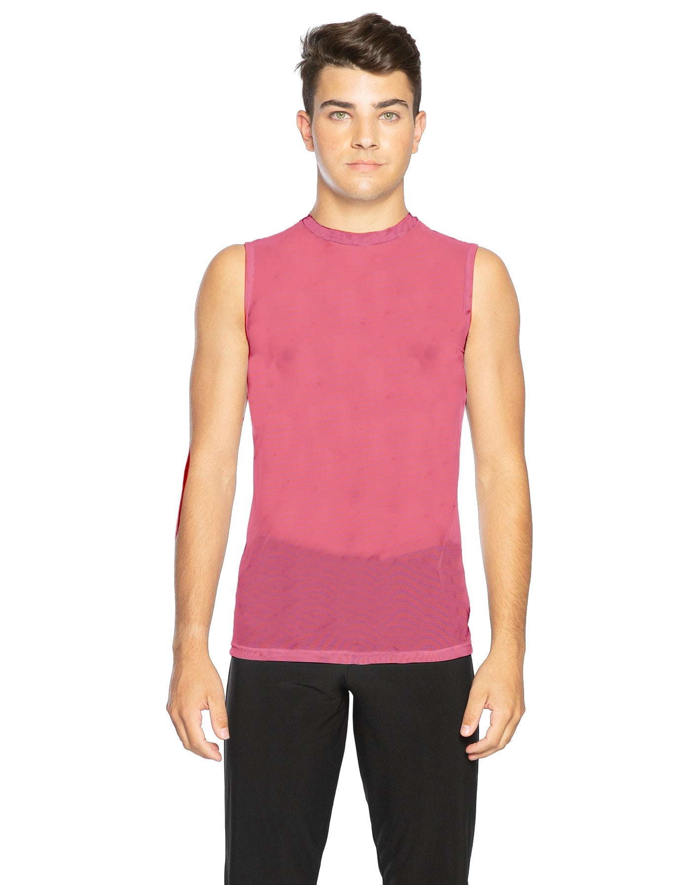 Solid Mesh Boys Tank