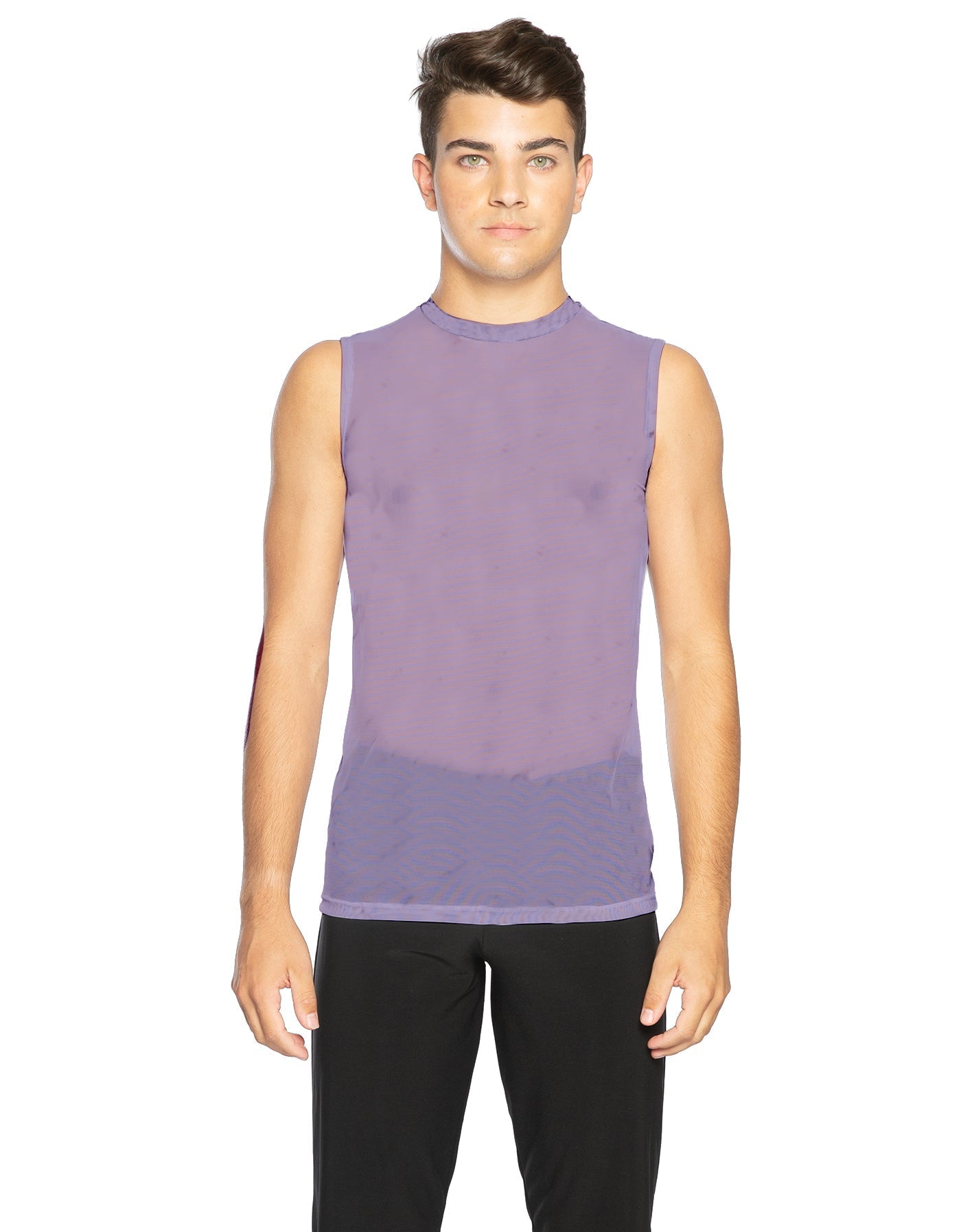 Solid Mesh Boys Tank