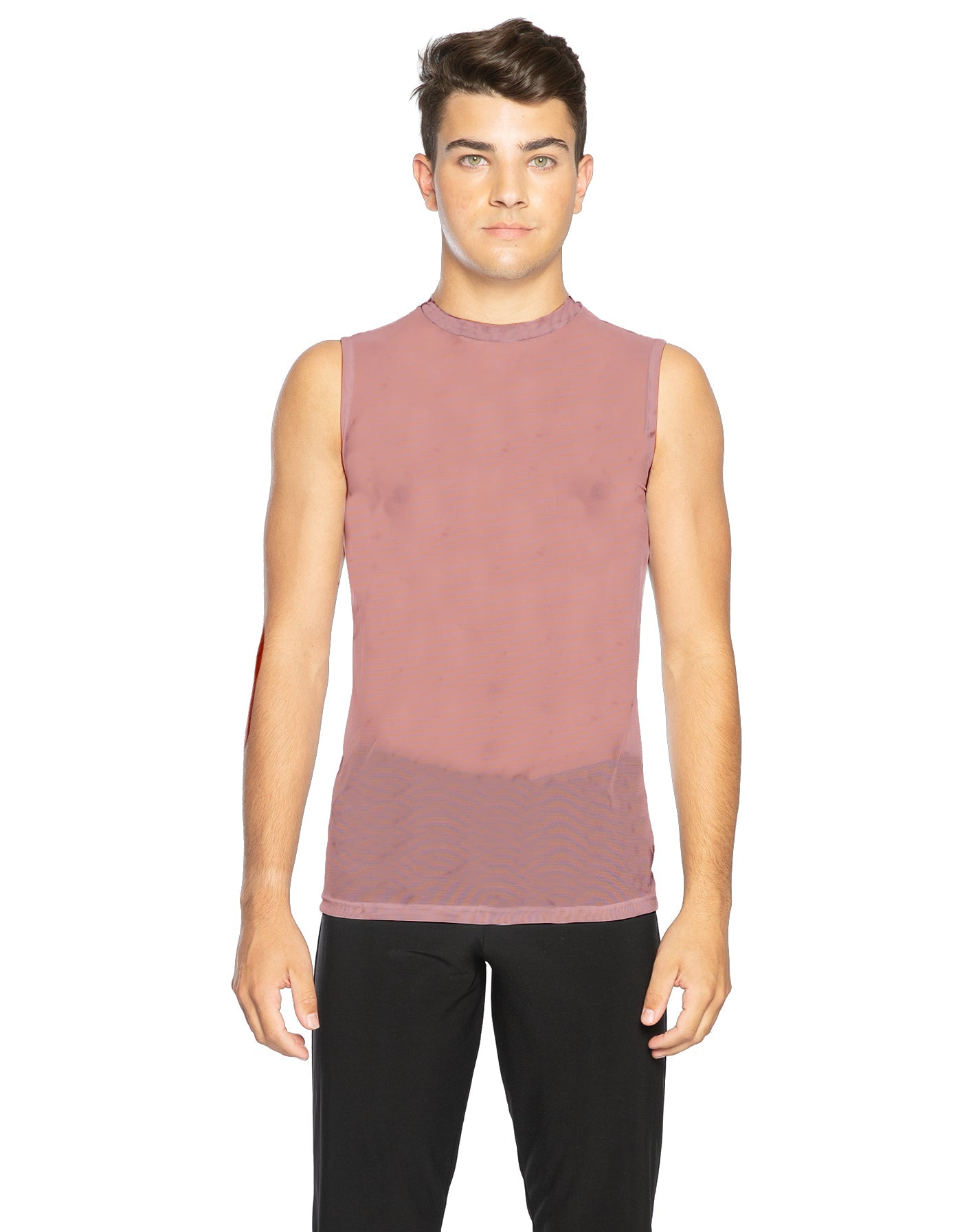 Solid Mesh Boys Tank