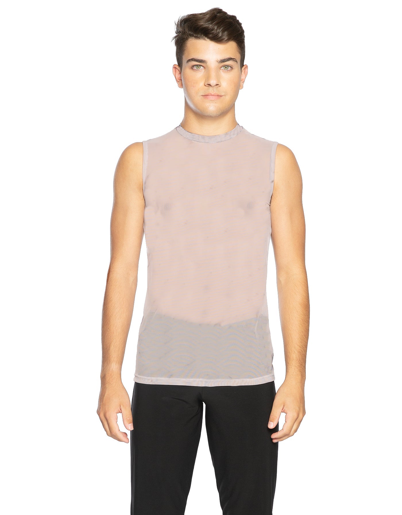 Solid Mesh Boys Tank
