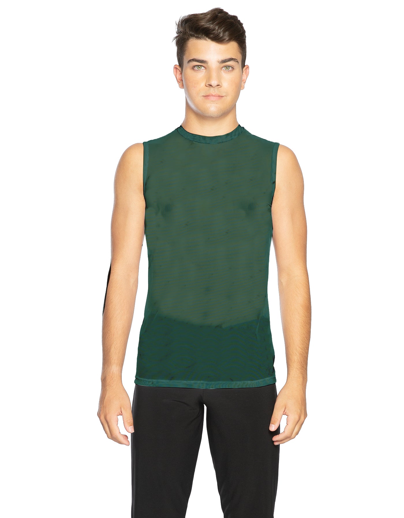 Solid Mesh Boys Tank