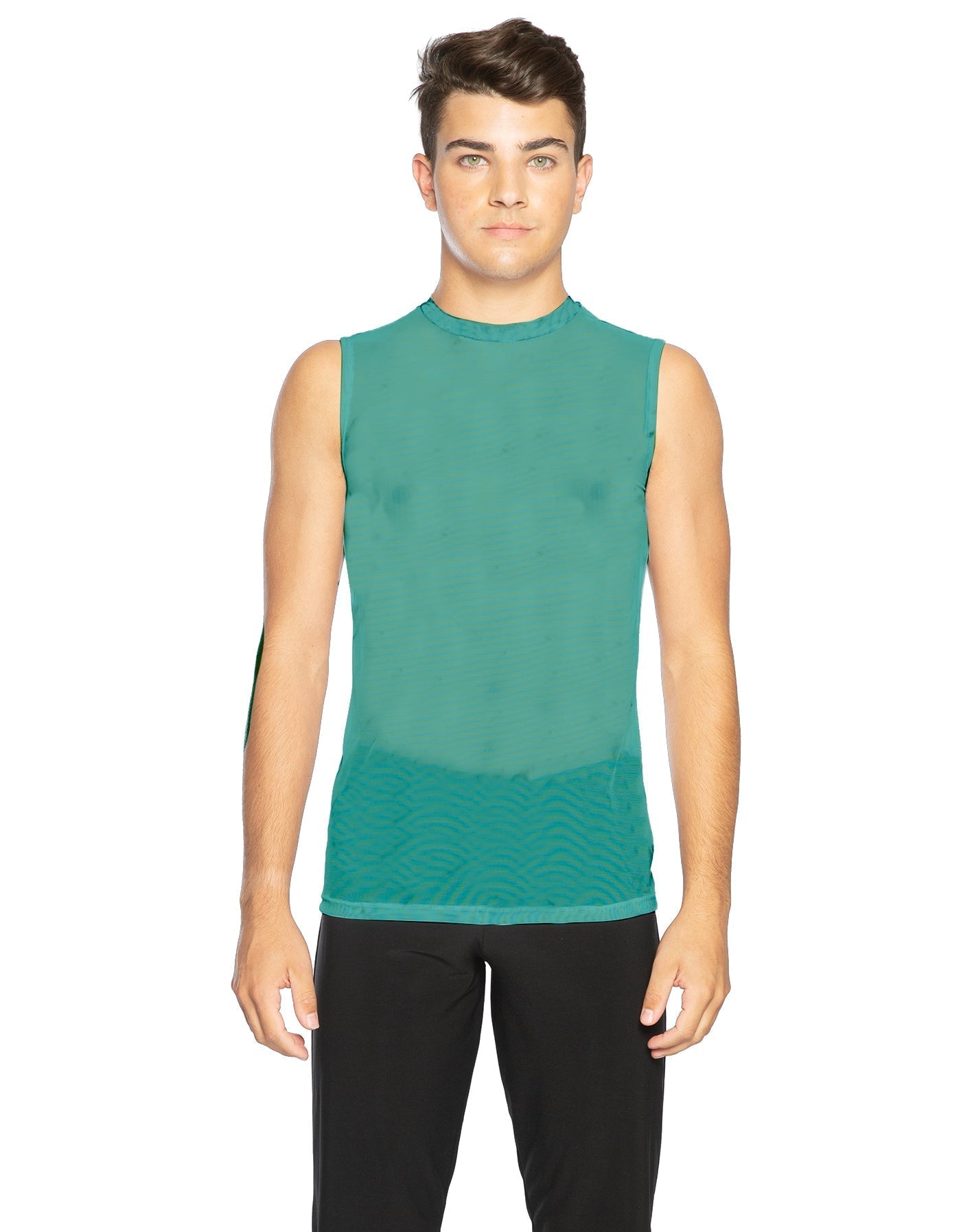 Solid Mesh Boys Tank