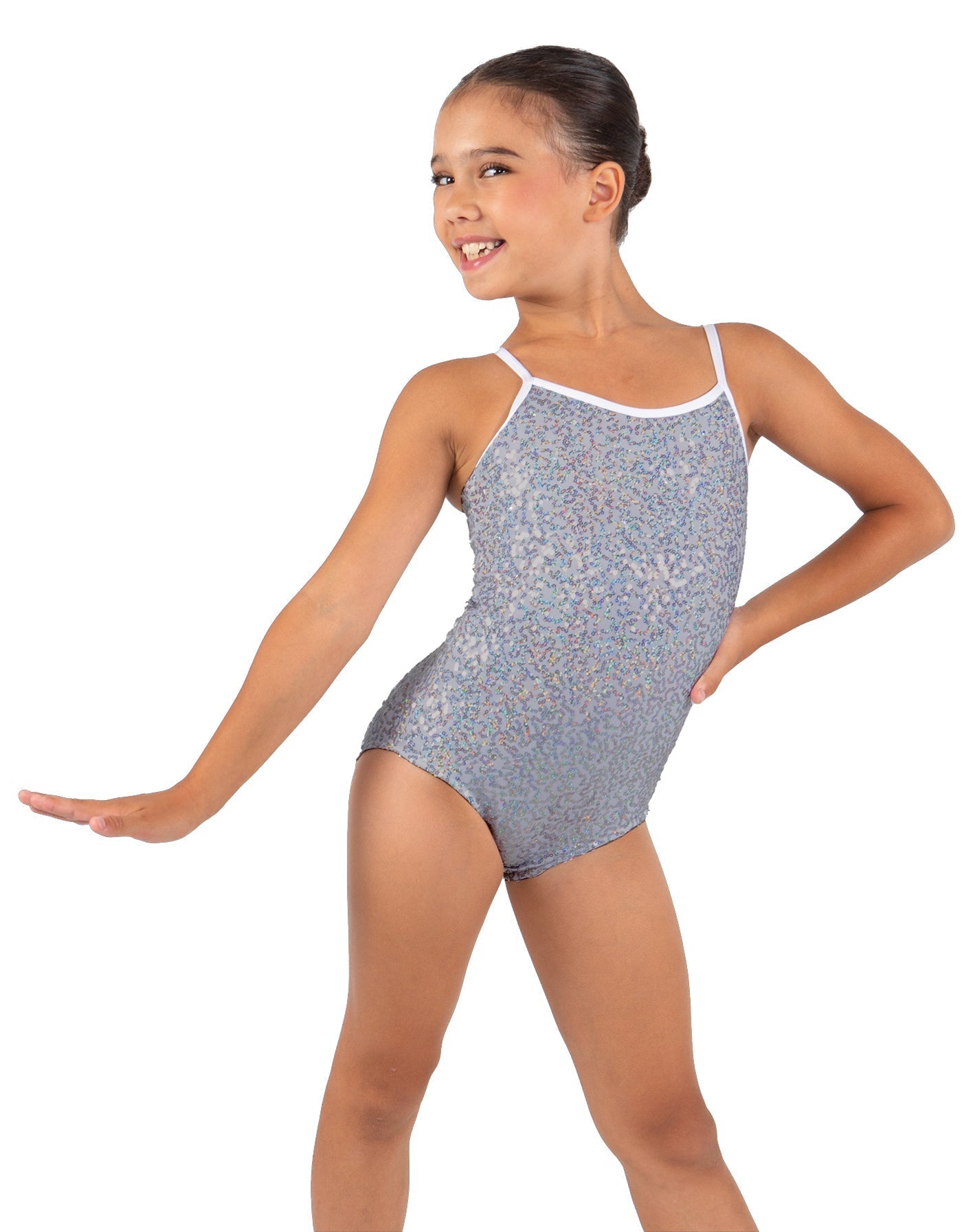 Solid Sequin Cami with Binding