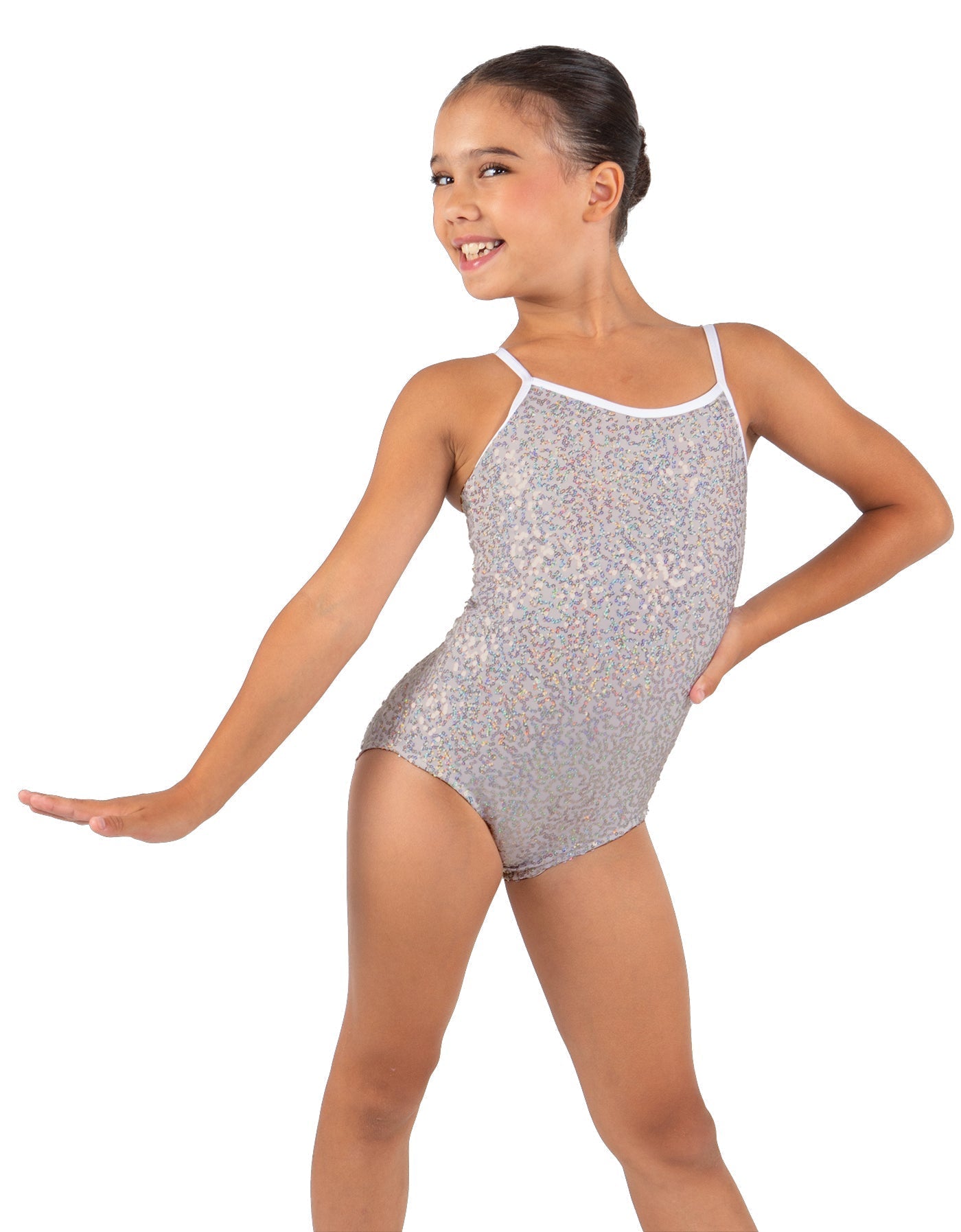 Solid Sequin Cami with Binding