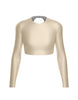 LS Triangle Back Crop Top