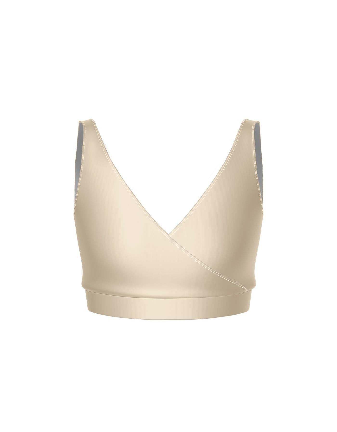 Crossover Front Back Bra Crop Top