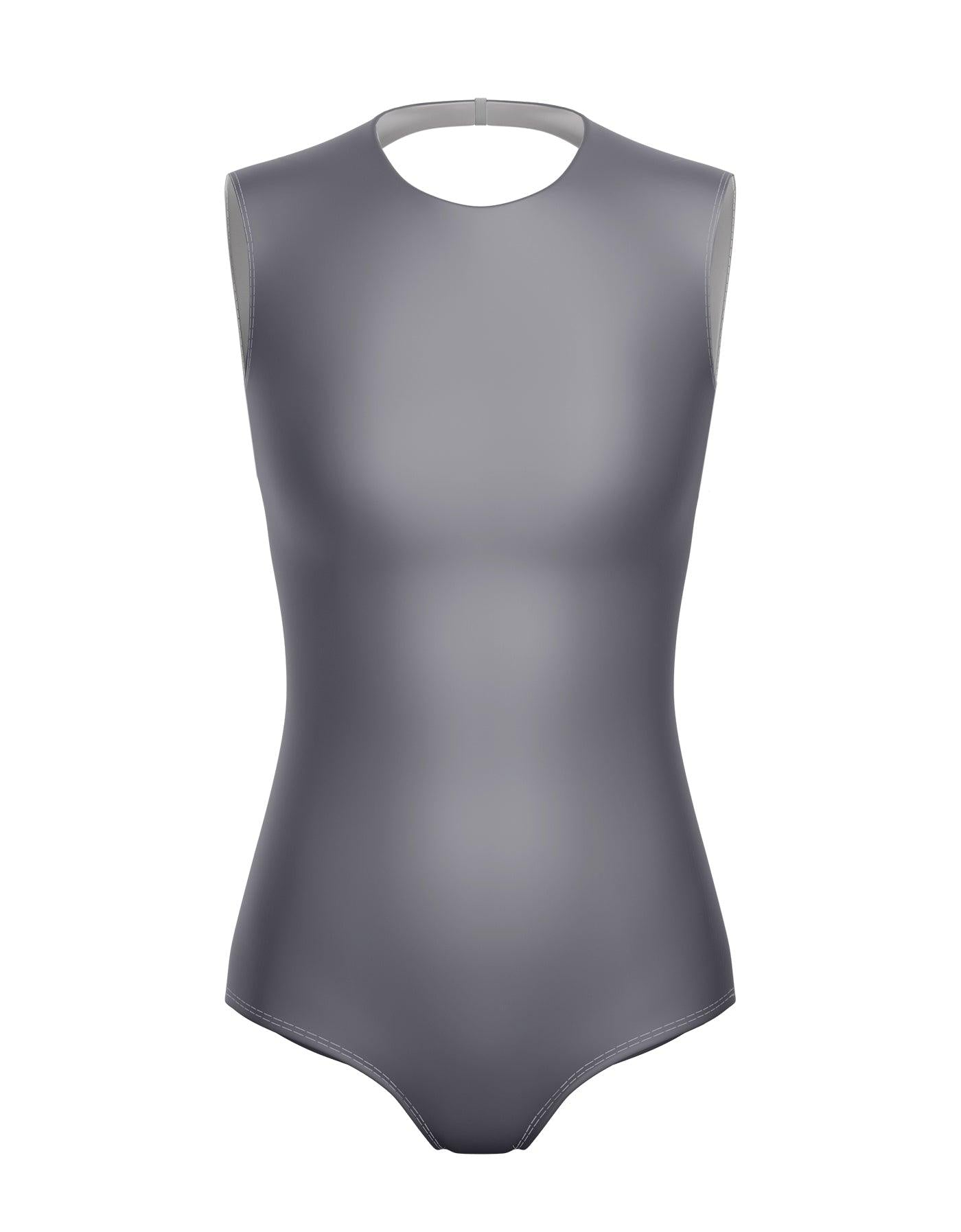 Sleeveless Open Back Leotard