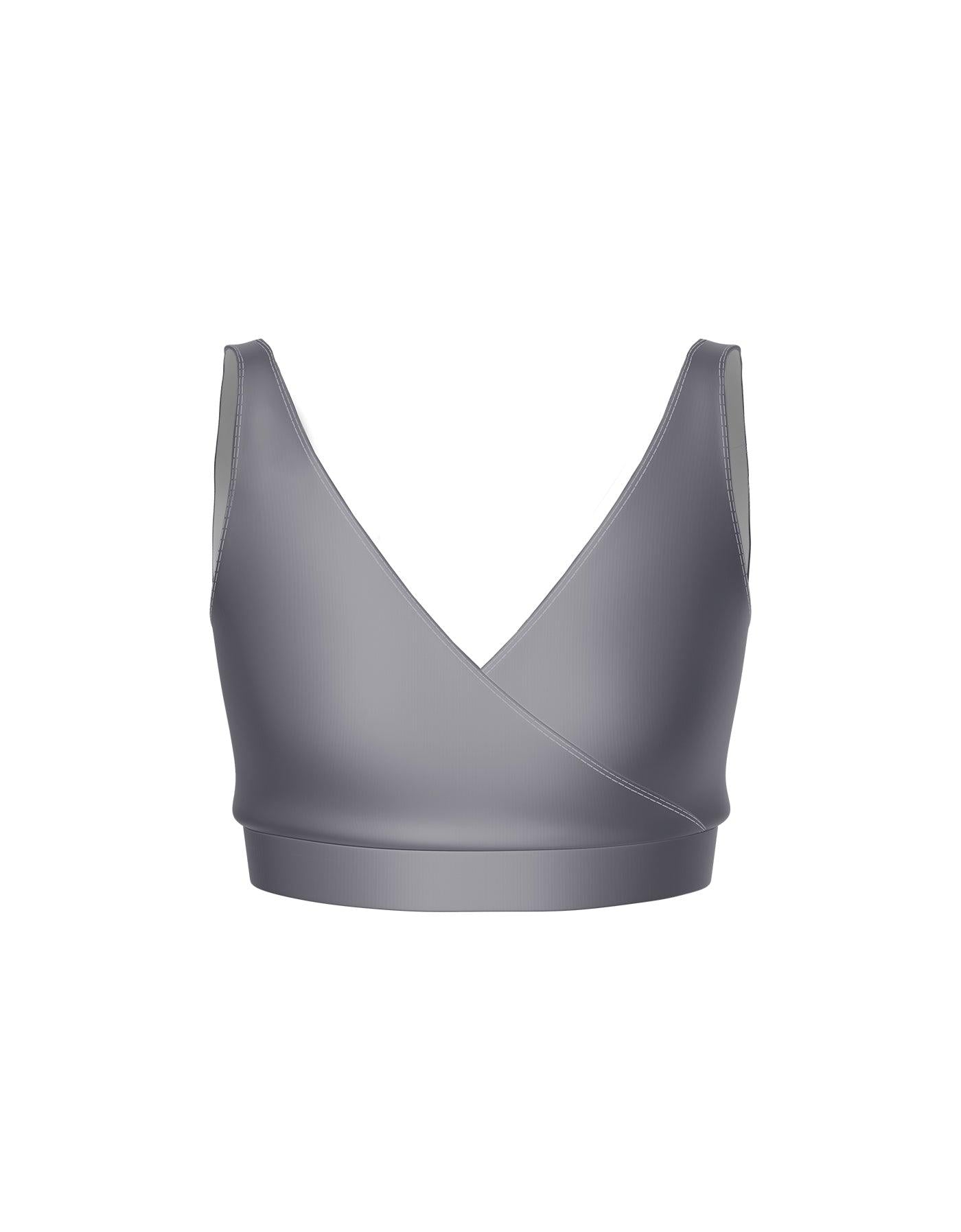 Crossover Front Back Bra Crop Top