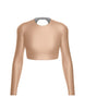 LS Triangle Back Crop Top