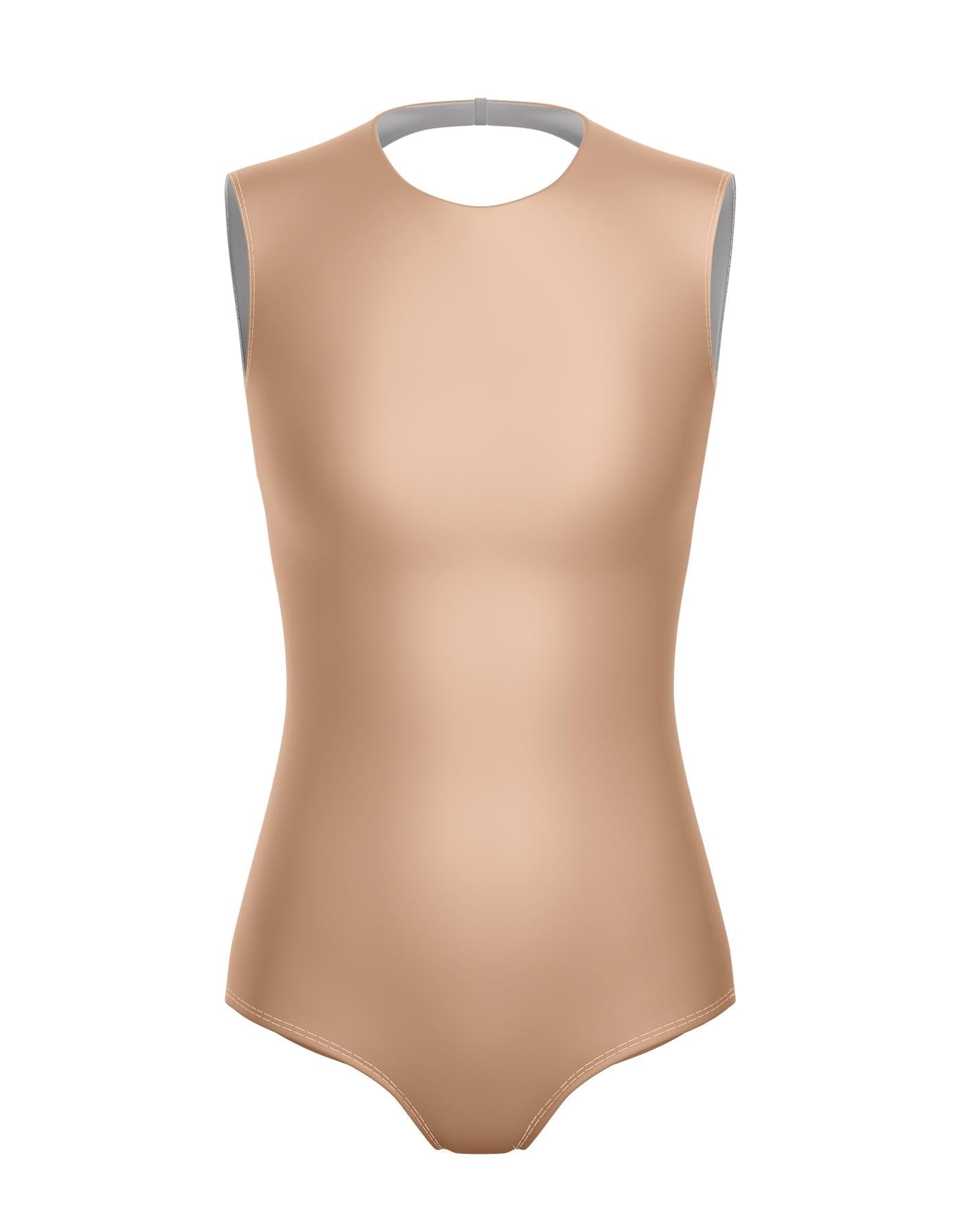 Sleeveless Open Back Leotard