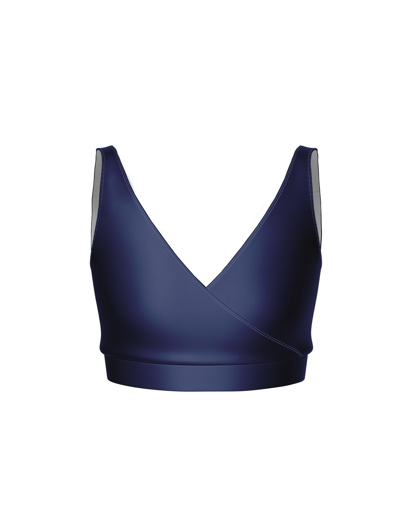 Crossover Front Back Bra Crop Top