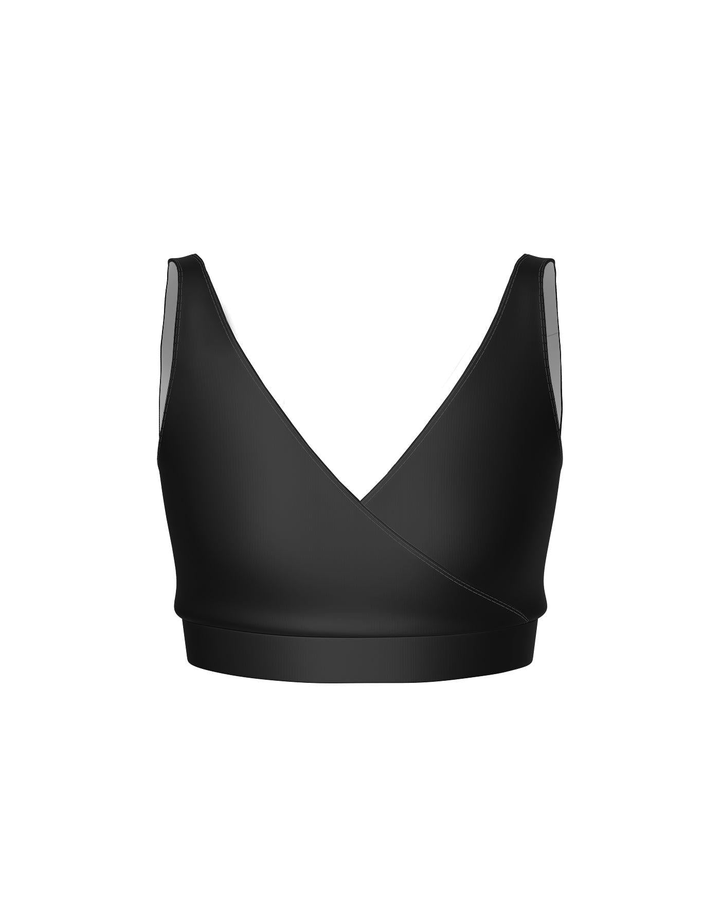 Crossover Front Back Bra Crop Top
