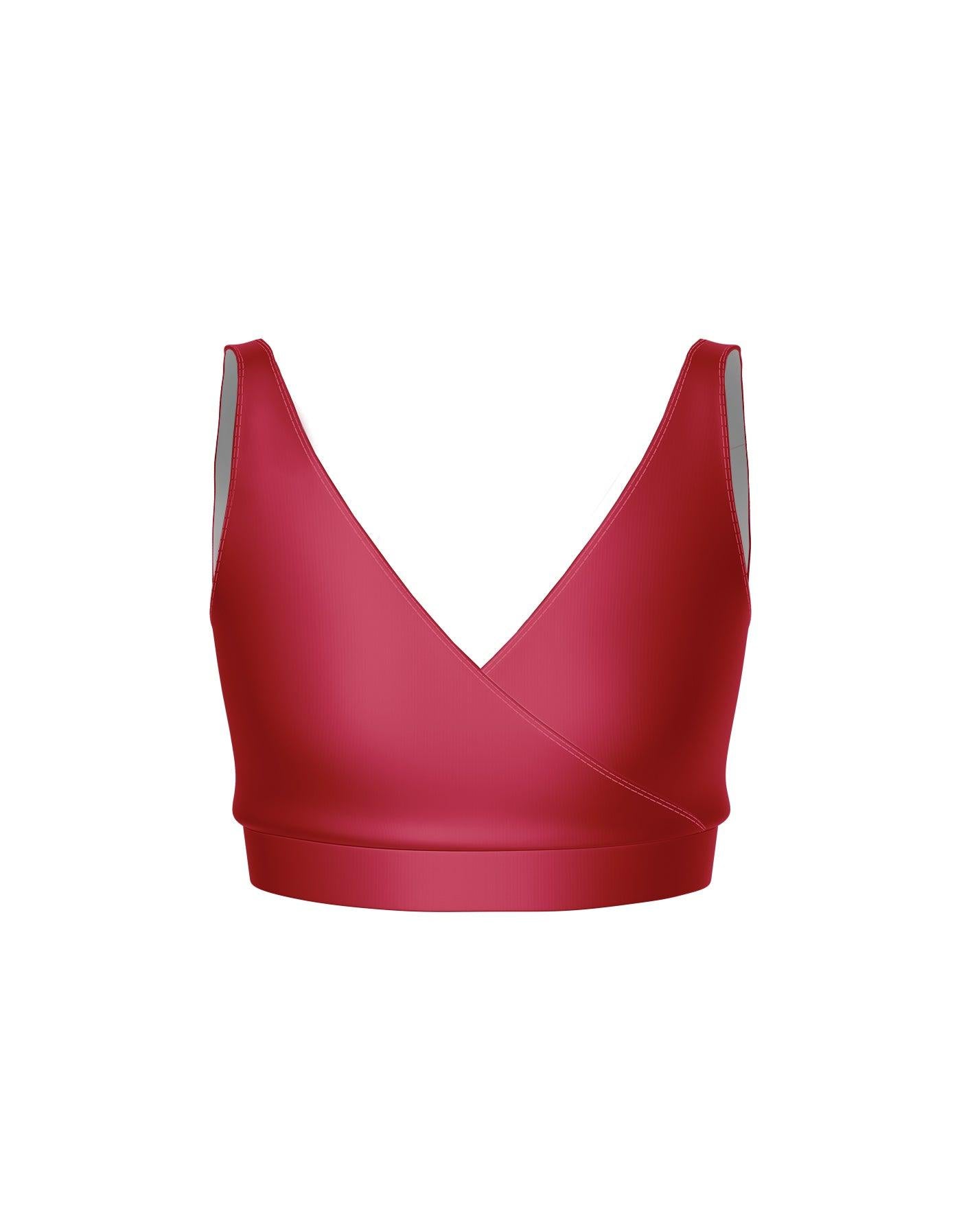 Crossover Front Back Bra Crop Top