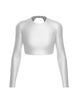 LS Triangle Back Crop Top