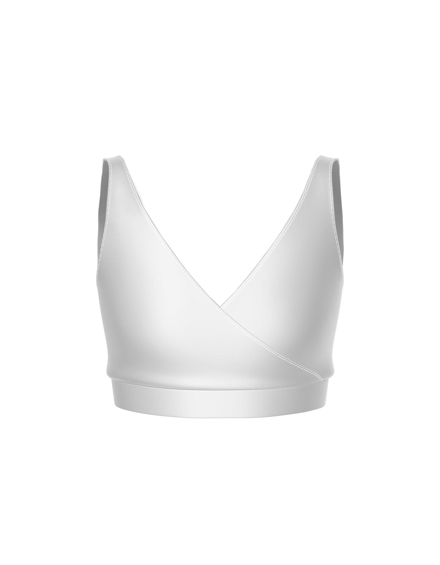 Crossover Front Back Bra Crop Top