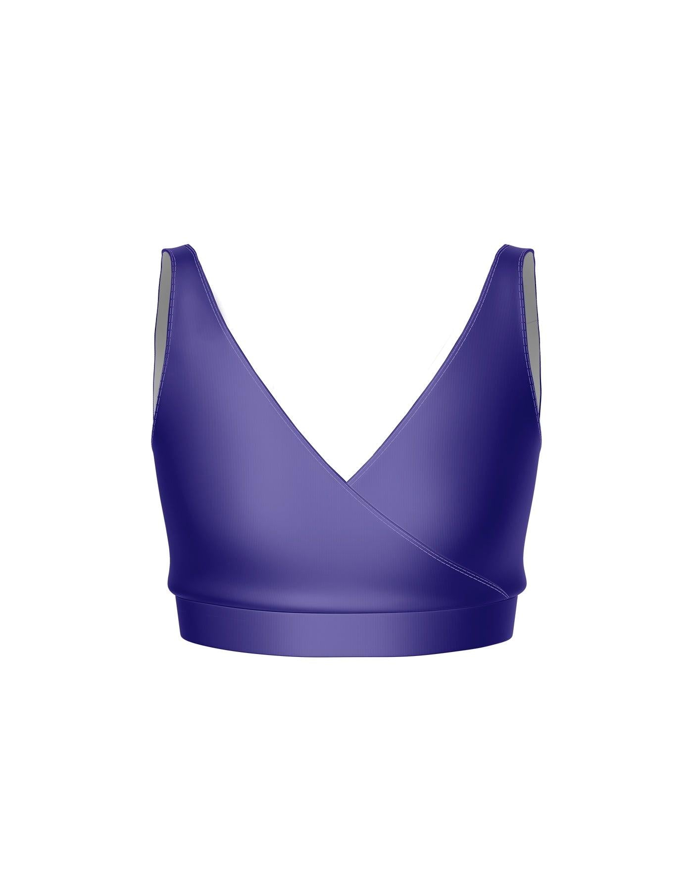 Crossover Front Back Bra Crop Top