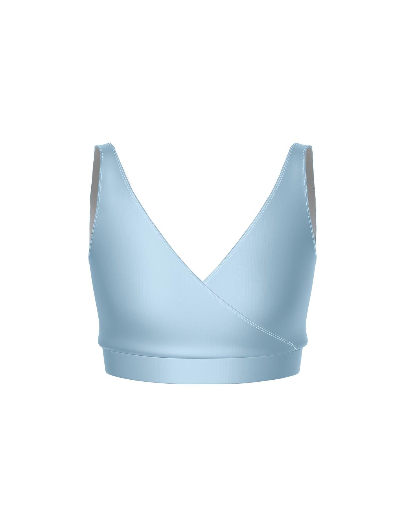Crossover Front Back Bra Crop Top