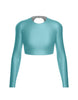 LS Triangle Back Crop Top