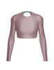 LS Triangle Back Crop Top