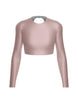 LS Triangle Back Crop Top