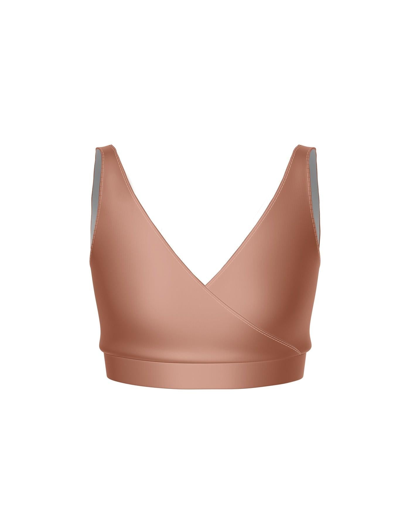 Crossover Front Back Bra Crop Top