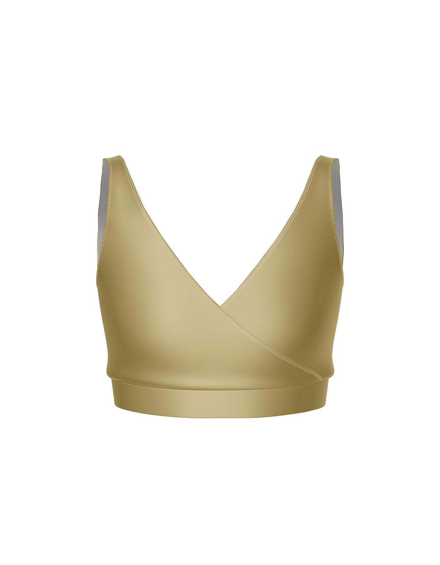 Crossover Front Back Bra Crop Top
