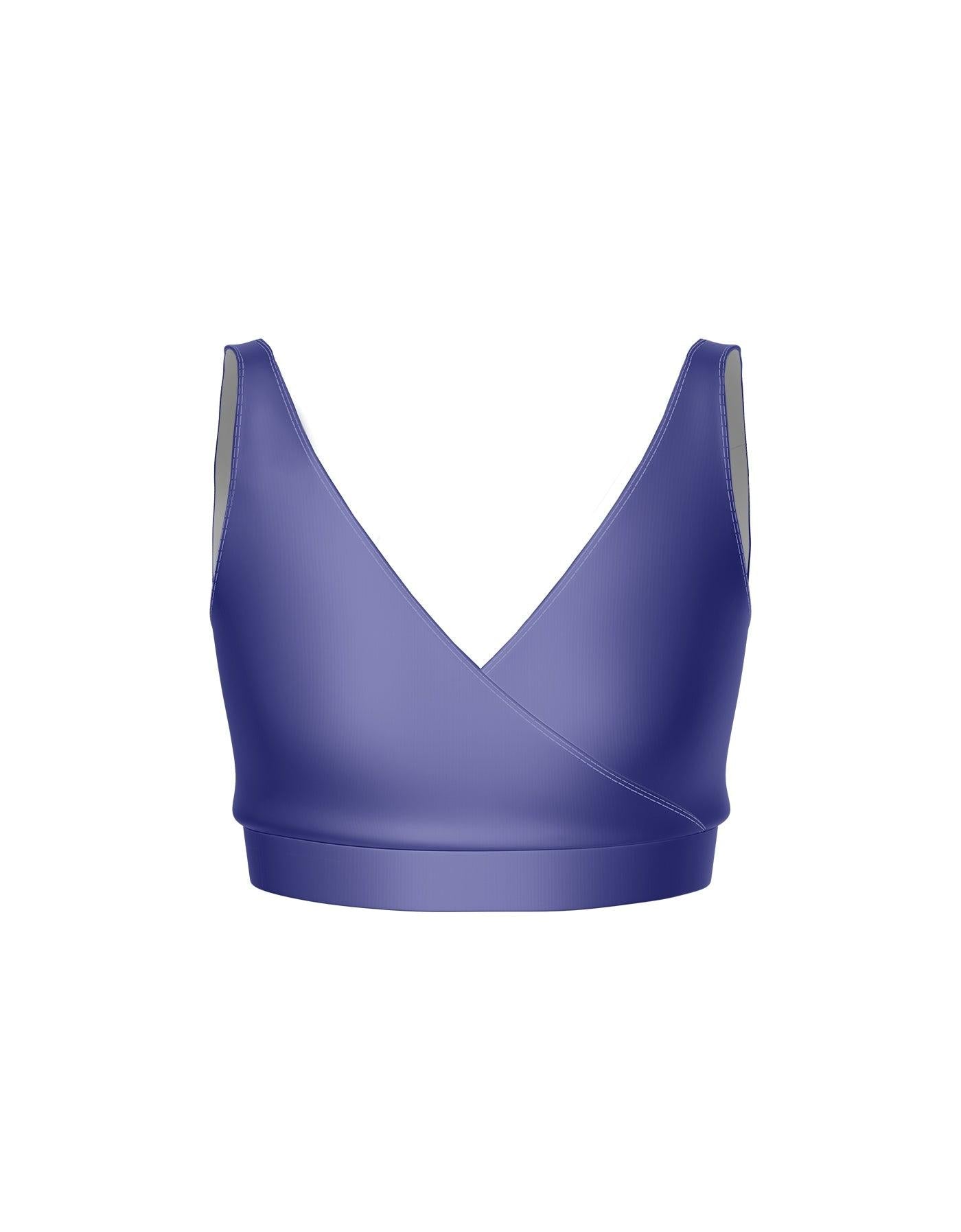 Crossover Front Back Bra Crop Top