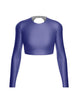 LS Triangle Back Crop Top