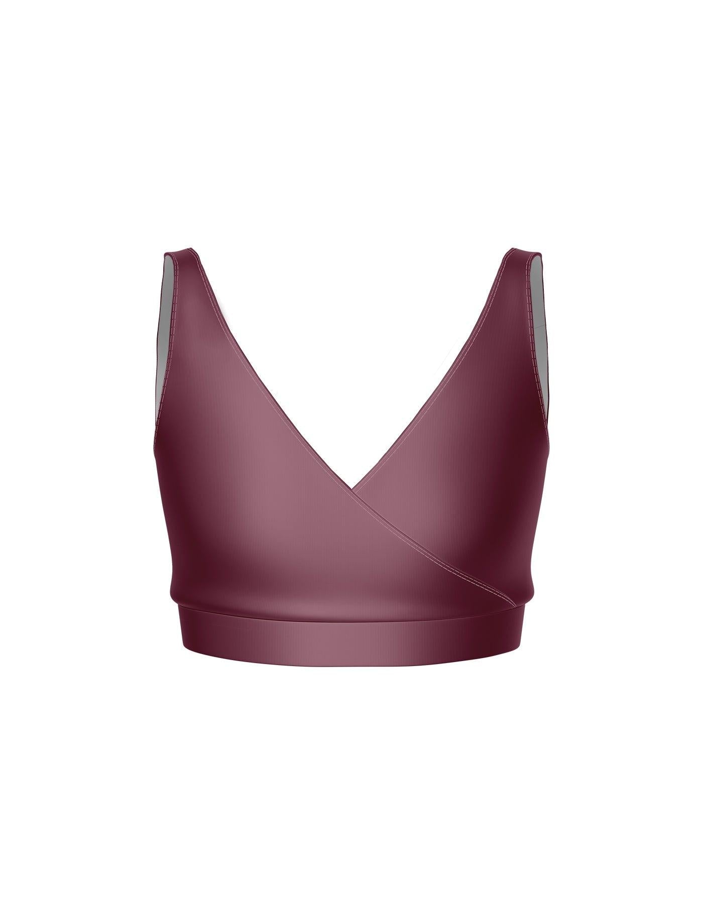 Crossover Front Back Bra Crop Top