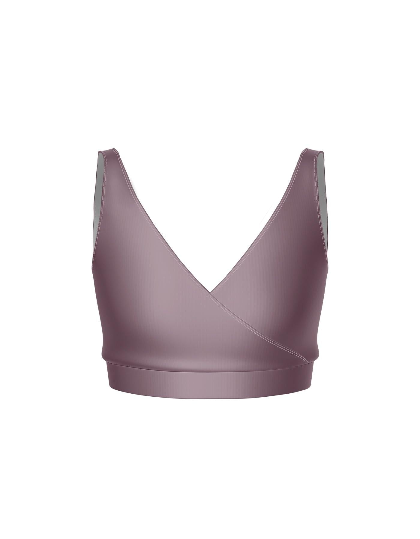 Crossover Front Back Bra Crop Top
