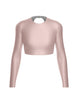 LS Triangle Back Crop Top