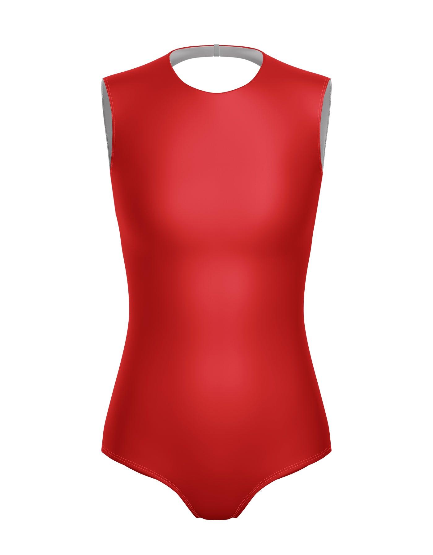 Sleeveless Open Back Leotard