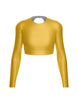 LS Triangle Back Crop Top