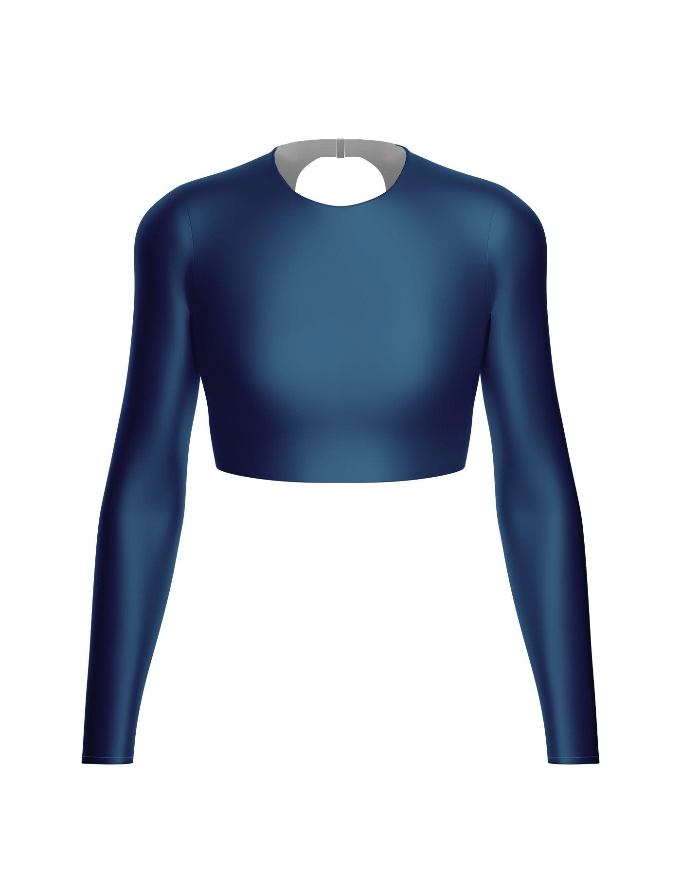 LS Triangle Back Crop Top