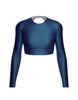 LS Triangle Back Crop Top