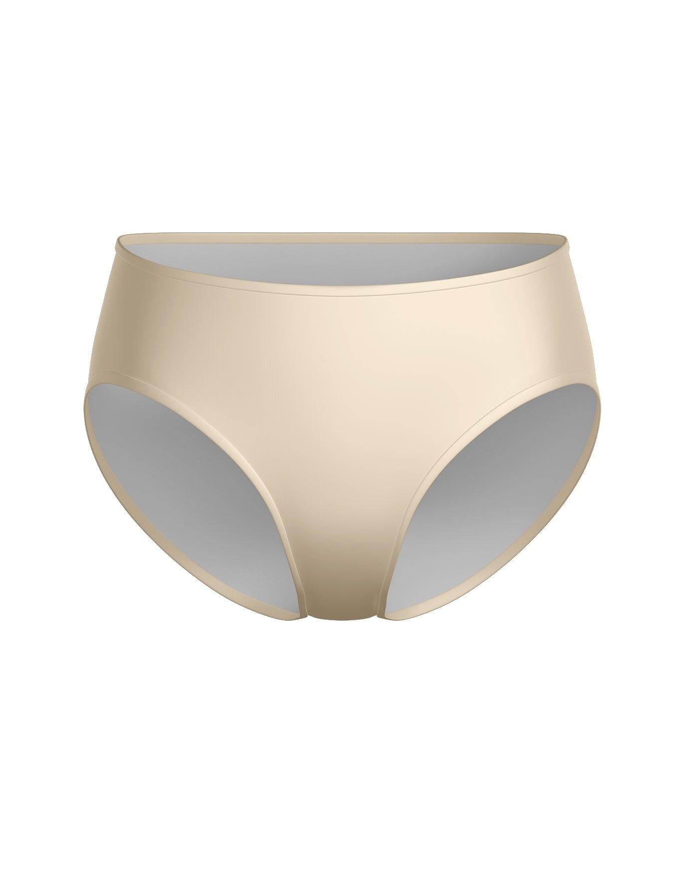 Lycra Brief Mid-Low Waist High Cut
